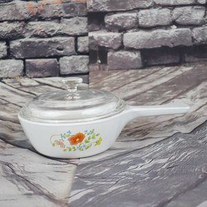 Corning Ware Wildflower Bouquet Saucepan With Lid